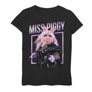 Футболка в рамке для девочек 7–16 лет Disney The Muppets Miss Piggy Licensed Character