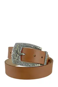 Кожаный ремень COLLEZIONE ALESSANDRO "Beauty", из воловьей кожи, производство Италия, коричневый