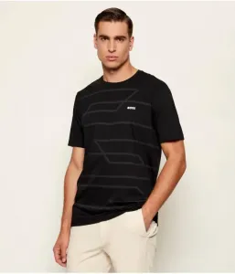 Футболка TS_Pattern GOC regular fit Boss Green, черный