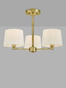 Потолочный светильник Isabel Semi Flush John Lewis, Antique Brass