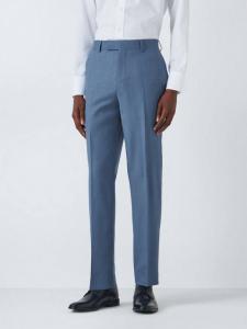 Брюки Thurlow Regular Fit из шерсти Sharkskin John Lewis, Light Blue