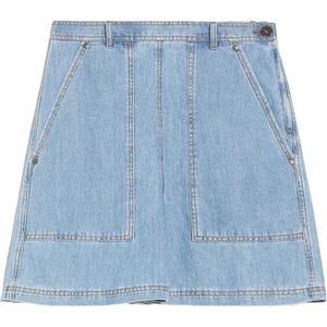 Elica Collection Хлопковые и льняные джинсовые шорты повседневные Женские синие WEEKEND MaxMara