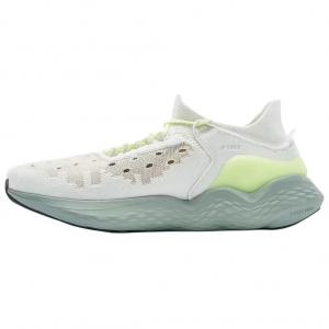 DECATHLON Кроссовки для бега JOGFLOW 590.1 с противоскользящей подошвой, износостойкие, мужские, белые, зеленые