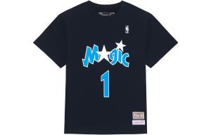 Mitchell Ness Футболка с втачным рукавом Mitchell & Ness унисекс черная