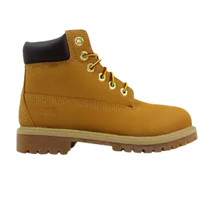 Ботинки Timberland Premium 6 Inch Junior на шнурках, коричневый