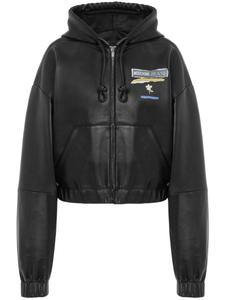 Куртка с принтом MOSCHINO JEANS, черный