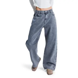 Джинсы Roxy Laidback с низкой посадкой, синий