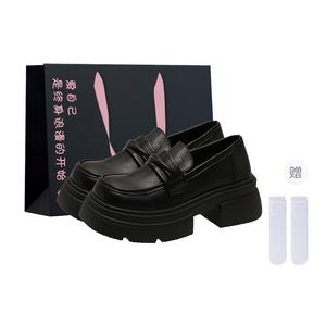 Boldi Kuki Лоферы женские коричневые/матовый черный/глянцевый черный - коричневый (сумка для покупок + носки в комплекте), цвет Brown (Shopping Bag+Includes Socks)