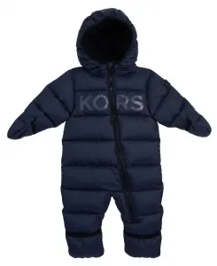 Детский комбинезон с логотипом для мальчиков на флисовой подкладке для коляски Michael Kors, синий
