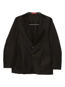 Однобортный костюм Bagnoli Sartoria Napoli, коричневый