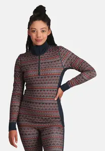 Функциональная рубашка Kari Traa "Lune", тянется в четырех направлениях, синий