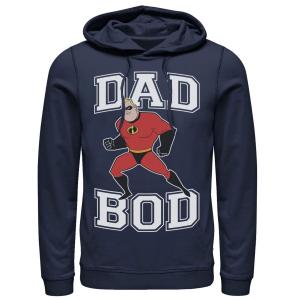 Мужская толстовка с капюшоном с портретом Disney/Pixar Incredibles Mr. Incredible Dad Bod Disney / Pixar