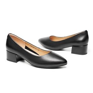 Туфли на высоком каблуке женские черный Aokang