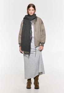 Шарф PULL&BEAR Scarf, Grey/Dark Grey