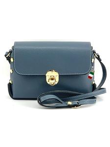 Сумка через плечо Florence, кожа, бирюзовый цвет, около 22 см Florence