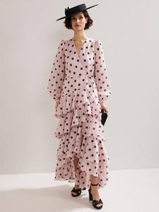 Платье макси Spot Ruffle с содержанием TENCEL Lyocell Phase Eight