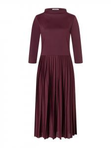 Платье-комбинация миди с рукавами 3/4 цвета рубиновой орхидеи More & More