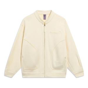 Куртка x Джеки Чан вязаная бейсбольная куртка Li-Ning, белый