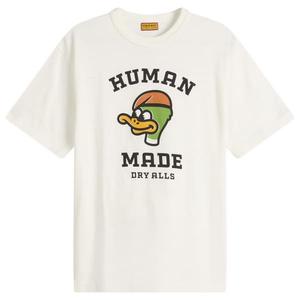 Футболка с изображением головы утки Human Made, белый
