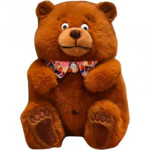 Mise Коричневая большая плюшевая кукла медведя для собак, высота 25см/35см/45см, длина 25см