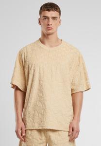 Футболка с принтом Karl Kani, бежевый