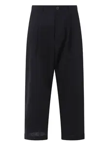 Плиссированные брюки Studio Nicholson, черный