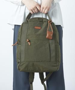 Рюкзак Toleur из нейлона с обработкой под коровью кожу, вмещает документы формата А4 и ноутбуки до 15 дюймов, Toleur 11662, цвет Khk