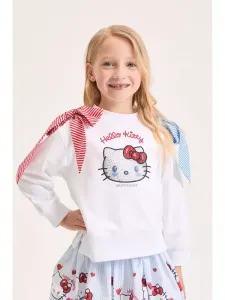 Толстовка hello kitty Monnalisa, Bianco