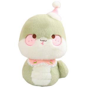 Милые и очаровательные плюшевые змейки высотой 28см/32см/42см MLING, зеленый