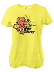 Футболка Retro T-Shirt Girly Tee Hot Stuff, желтый