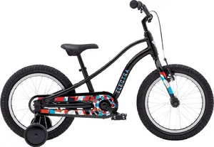 Спицованный 16-дюймовый детский велосипед Electra, Ninja Black