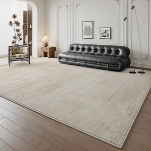 Budis Ковер 180х250 см из ПВХ, для гостиной, светлый люксовый кремовый стиль, водостойкий, немаркий, со звукоизоляцией, Zhuoyan [Thickened Flocked]