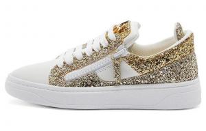 Низкие кеды Gz94 Glitter, женские Giuseppe Zanotti, White Gold