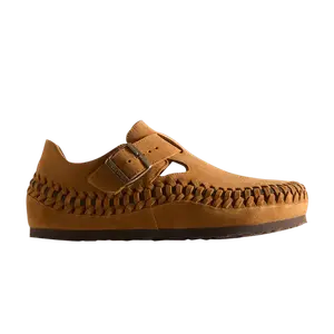 Кроссовки Birkenstock Kith x London Braided Mink Mocca, желто-коричневый