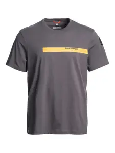 Футболка с нашивкой-логотипом Parajumpers, серый