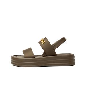 JOSINY Женские сандалии с одной застежкой коричневые, цвет Brown