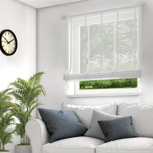 Neutex для вас! Римская штора Vienna-ECO с продеванием через стержень, свободно висящая Neutex For You!, Natur/wollweiß