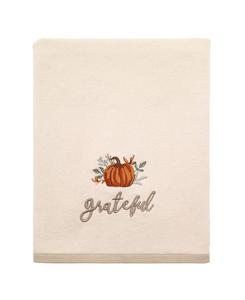 Банное полотенце Grateful Patch Harvest из хлопка, 50 x 27 дюймов Avanti, слоновая кость
