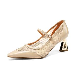 Женские туфли на высоком каблуке FMM, Blue