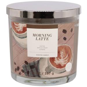 Sonoma Goods For Life Утренний латте, 14 унций. Свеча Баночка, коричневый