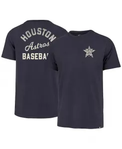 Мужская футболка Houston Astros Turn Back Franklin в синем цвете '47 Brand