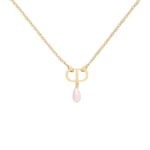 Dior Металлические колье, унисекс, розовые