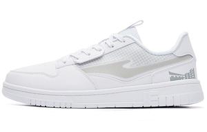 Мужские кроссовки Peerless Master Skateboard Shoes с низким верхом, белый/светло-серый Erke