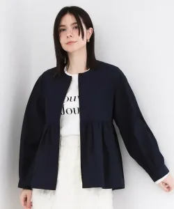 Водоотталкивающая куртка-бомбер без воротника с баской можно стирать в машине/не образует катышков Opaque.Clip, цвет Navy(094)