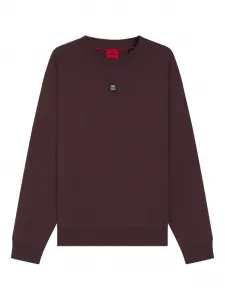 Свитер с нашивкой-логотипом Hugo, коричневый