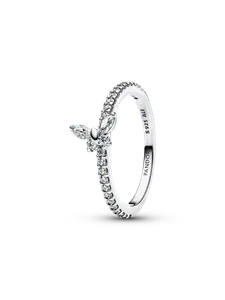 Кольцо Сверкающая бабочка Pandora, серебро 925 пробы