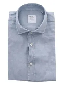 Льняная рубашка Xacus, синий