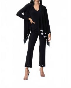 Joseph Ribkoff Брюки с пайетками, черные