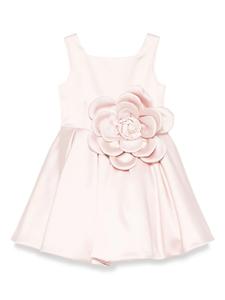 Платье с цветочной аппликацией Colorichiari, розовый