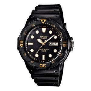 Часы CASIO Sports Waterproof Shockproof Mens Black Analog, черный